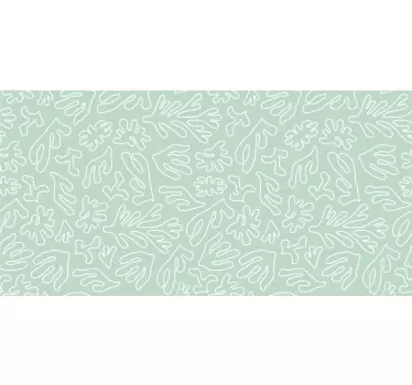 Adhésif meuble motif nature minimaliste - TenStickers