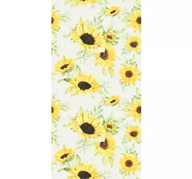 Sticker samsung motif tournesol - TenStickers