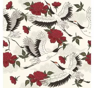 Sticker Deco Meuble sticker d'oiseau aux tons de terre apaisants - TenStickers