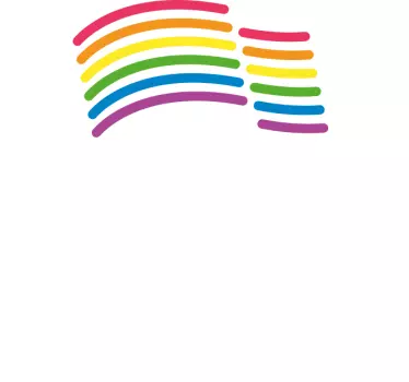 Sticker samsung drapeau arc-en-ciel de la fierté - TenStickers
