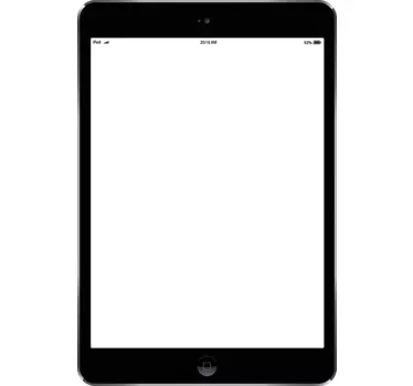 Tableau blanc adhésif iPad air noir - TenStickers