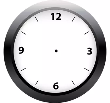 Sticker horloge cuisine - TenStickers