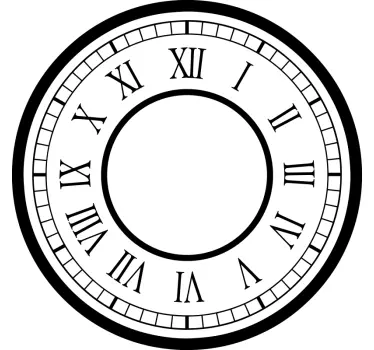 Sticker horloge gare - TenStickers
