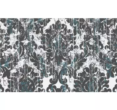 Sticker carte bancaire composition emblème floral - TenStickers