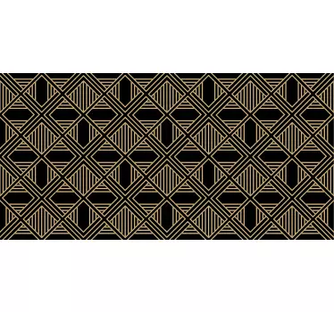 Autocollant carte bancaire art déco style Gatsby - TenStickers