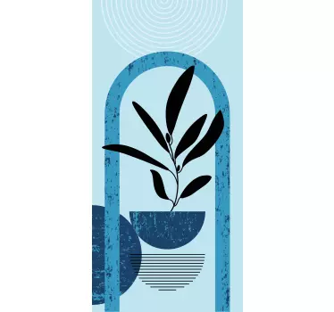 Sticker samsung présentation de plantes minimaliste - TenStickers