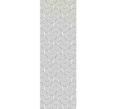 Sticker pour Frigo Modèle d'illusion art déco - TenStickers
