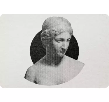 Sticker ordinateur portable accent de sculpture vintage - TenStickers