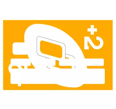 Sticker Carte Bancaire Cartes uno plus deux en jaune - TenStickers