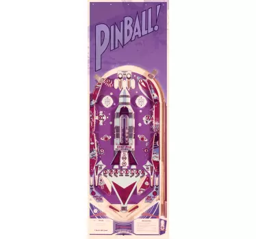 Sticker frigo Pinball - TenStickers