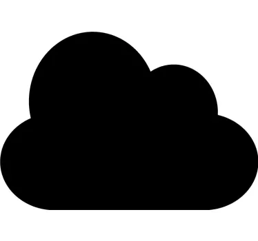 Sticker chambre bébé pack nuages monochrome - TenStickers