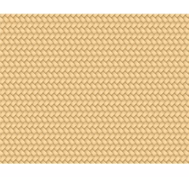 Sticker vintage meuble imitation osier - TenStickers
