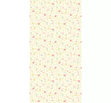 Sticker fenêtre fleurs et papillons - TenStickers