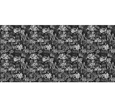 Sticker pour meuble motif graffiti urbain - TenStickers