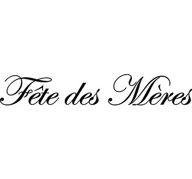 Sticker vitrine Fête des mères élégant - TenStickers