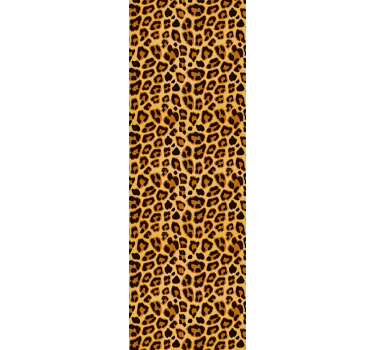 sticker léopard pour frigo - TenStickers