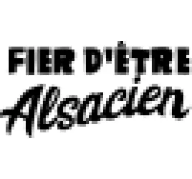 Sticker fier d'être alsacien - TenStickers