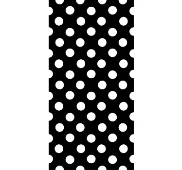 Sticker fenêtre occultant à pois - TenStickers