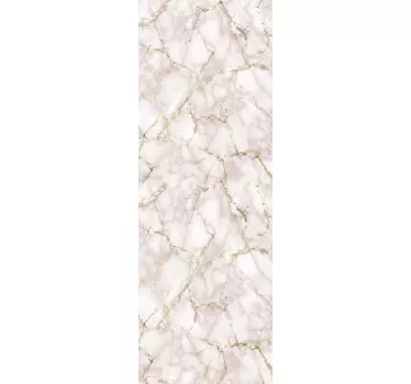 Sticker frigo texture marbre rose - TenStickers
