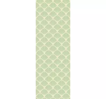 Sticker frigo géométrique verte  - TenStickers