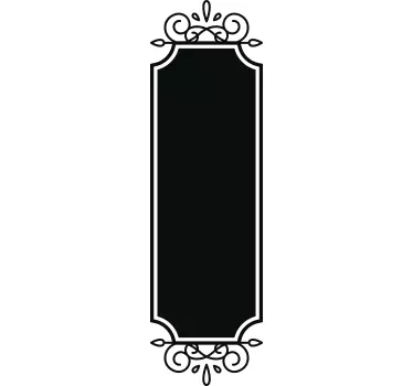 Sticker ardoise cadre vintage tableau noir - TenStickers