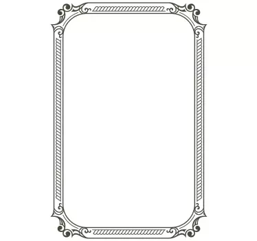 Tableau blanc adhésif style vintage - TenStickers