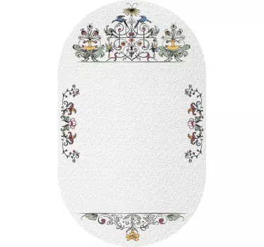 Tableau blanc adhésif design vintage - TenStickers