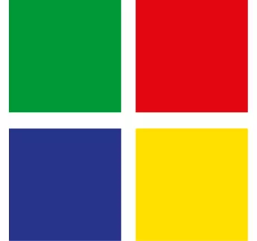 Sticker carrelage multicolore - TenStickers