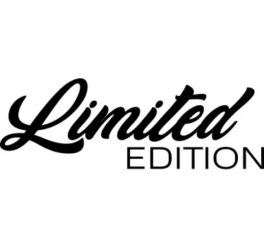 Autocollant avec écrit Édition limitée - TenStickers