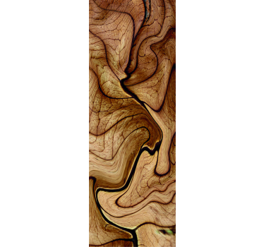 Sticker texture tronc d'arbre - TenStickers