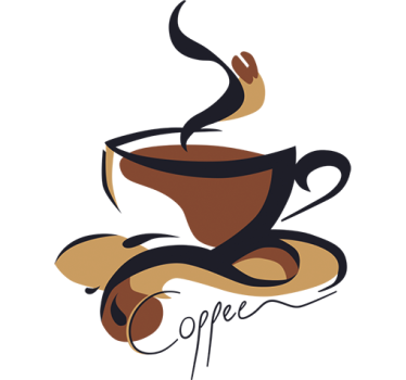 Sticker cuisine tasse de café - TenStickers