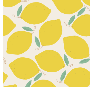 Sticker décoratif motif citron - TenStickers