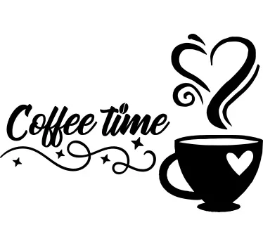 Sticker cuisine "coffee time" - TenStickers