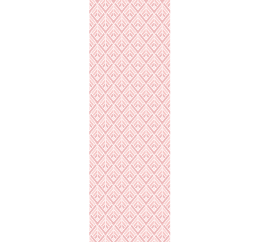Sticker frigo art déco rose - TenStickers