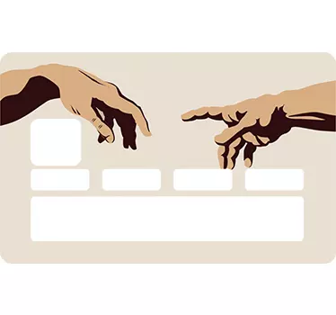 Autocollant carte bancaire Michelangelo - TenStickers