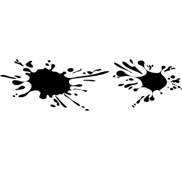 Grand autocollant pour voiture taches de peinture - TenStickers