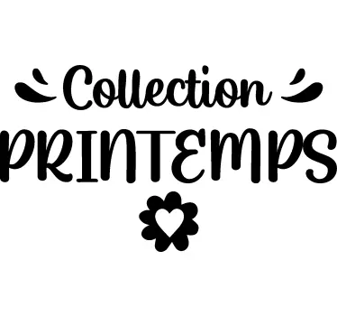 Sticker fenêtre collection de printemps - TenStickers
