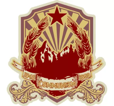 Autocollant mural symbole communiste - TenStickers