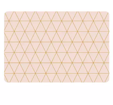 Autocollant pour ordinateur portable motif rouge - TenStickers
