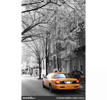 Photo murale taxi New York - TenStickers
