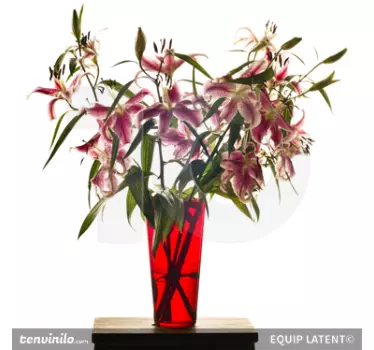 Photo murale vase rouge - TenStickers