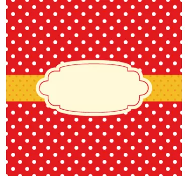 Sticker affiche à pois - TenStickers