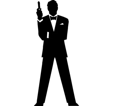 Sticker agent 007 - TenStickers