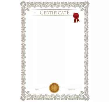 Tableau blanc adhésif diplome - TenStickers
