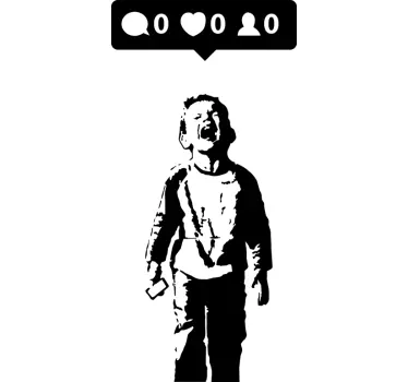 Sticker Banksy zero - TenStickers