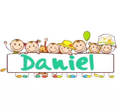 Sticker bebe banderole personnalisable - TenStickers