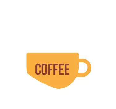 Sticker Maison tasse de café - TenStickers