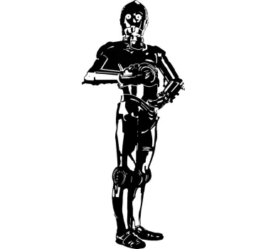 Sticker C3PO - TenStickers