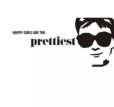 Sticker carte de crédit Audrey Hepburn - TenStickers