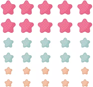 Pack 30 Sticker Motif d'Étoiles - TenStickers